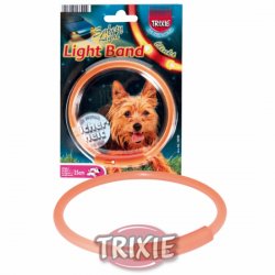 Trixie Light Band blikající oranžový obojek