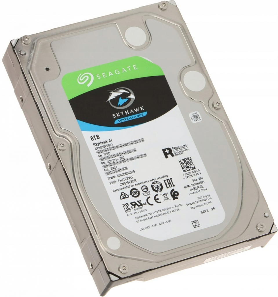 Seagate SkyHawk AI 8TB, ST8000VE001