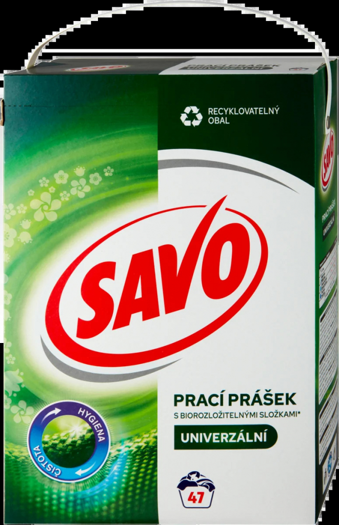 Savo Univerzální prací prášek 3,29 kg 47 PD