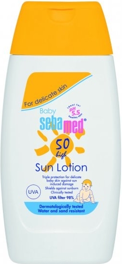 Sebamed Baby opalovací mléko SPF50 200 ml