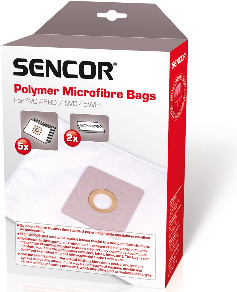 Sencor MICRO SVC 45RD/WH 5ks