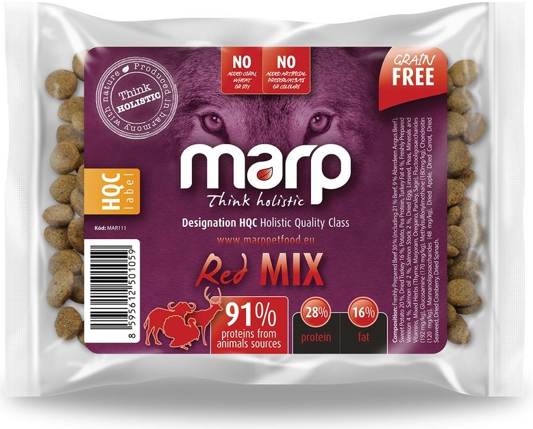 Marp Holistic Red Mix hovězí krůtí zvěřina bez obilovin 70 g