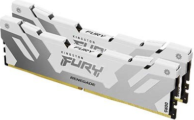 Kingston DDR5 Fury Renegade White 32GB 2x16GB 7200MHz CL38 DIMM On Die ECC XMP 1.45V KF572C38RWK2 32