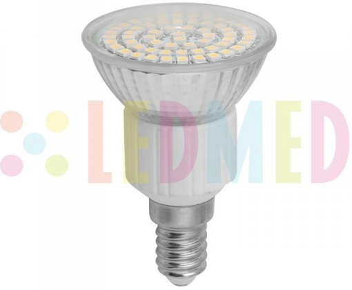 Lemled SMD 60LED 230V 3,5W E14 Teplá bílá