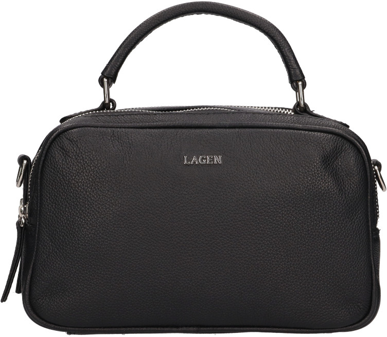 Lagen dámská kabelka do ruky z měkké kůže černá BLC-22/ 2086 black