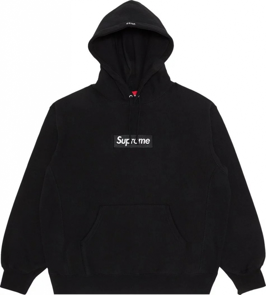 Supreme Box Logo Hooded Sweatshirt FW23 Black