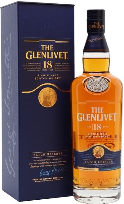 Glenlivet 18y 43% 0,7 l (karton)