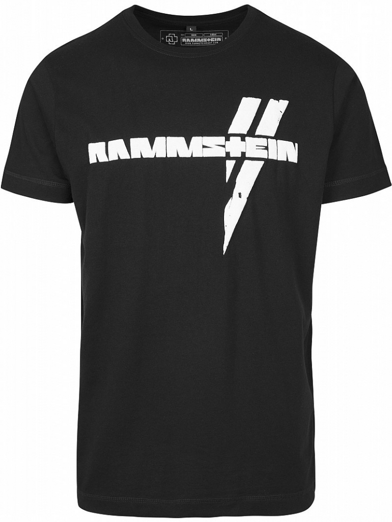 Rammstein tričko Weisse Balken BP Black