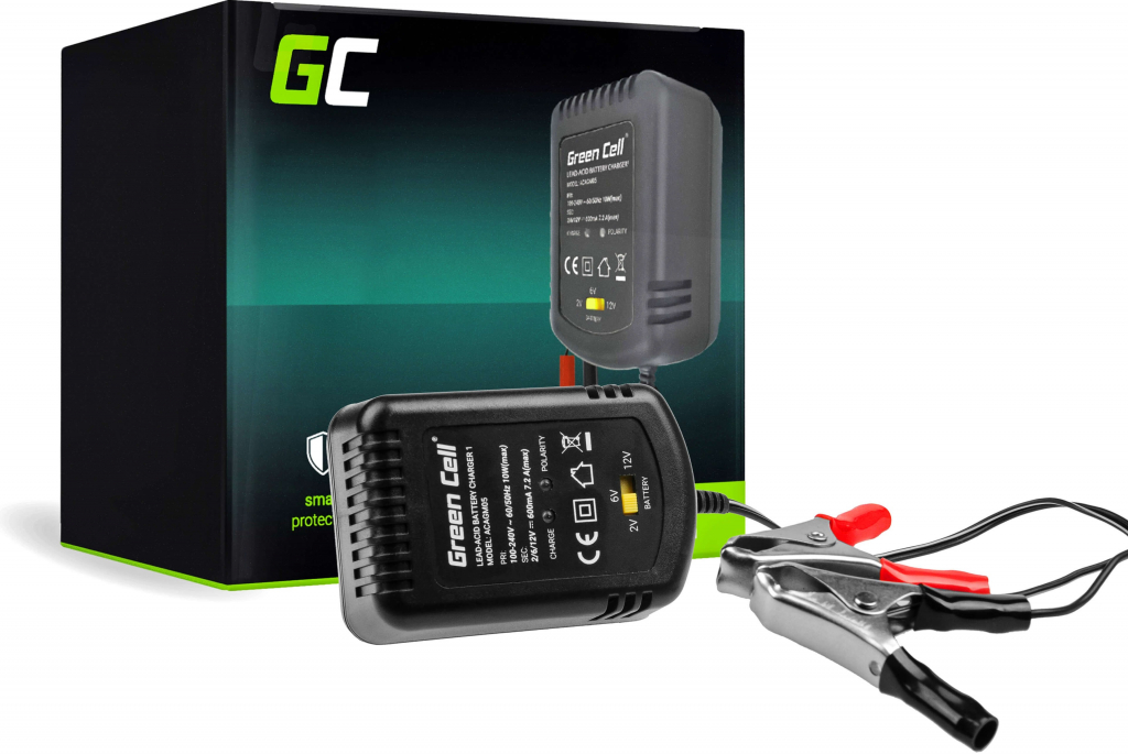 Green Cell Charger 6V / 12V 1A