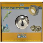 Lampa do terária s hliníkovým krytem , objímkou a ochrannou mřížkou průměr 21 cm - ProtectorRep Clamp Lamp