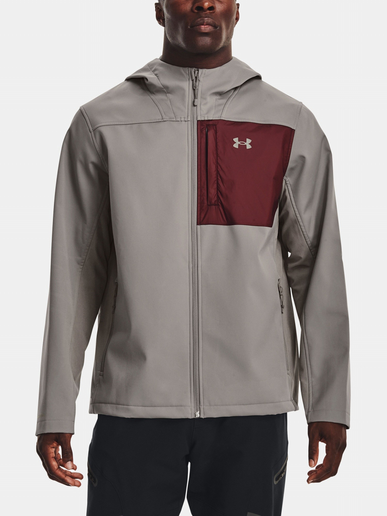 Under Armour ColdGear Infrared Shield 2.0 Gray/Pewter/Chestnut Red
