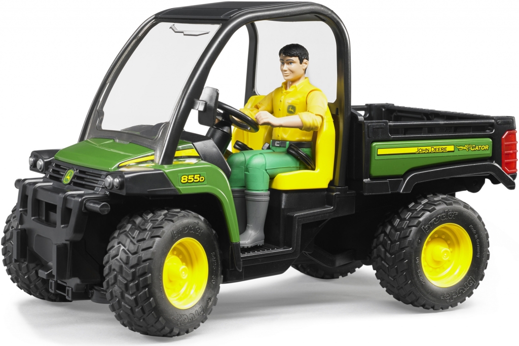 Bruder John Deere Gator XUV 855D+figurka 2490