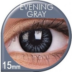 MaxVue ColorVue Big Eyes Evening Grey tříměsíční nedioptrické 2 čočky