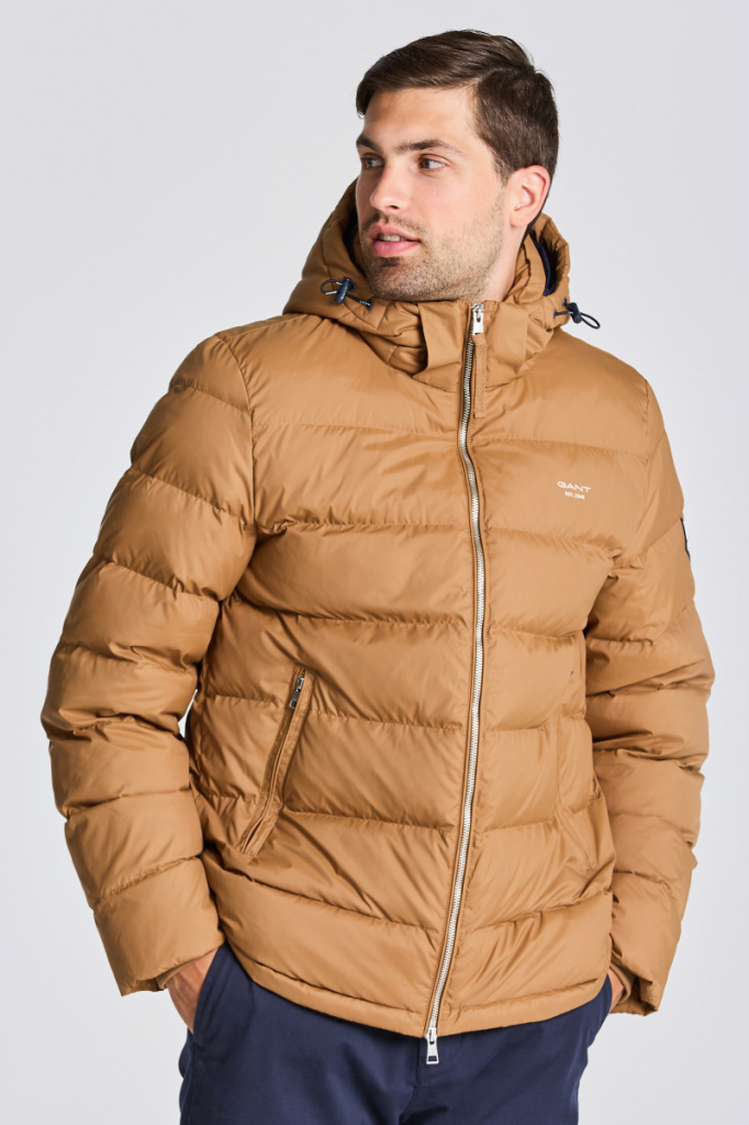 Gant D1. Active Cloud Jacket hnědá