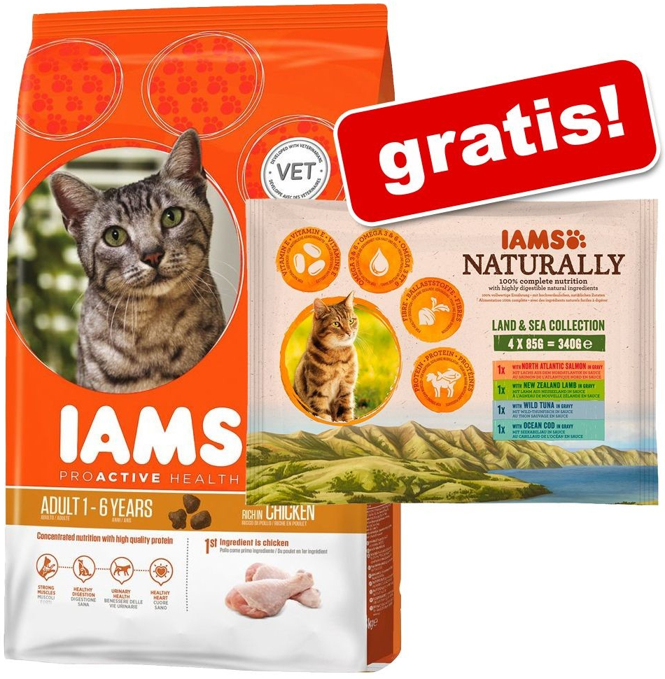 Iams for Vitality Cat Adult Lamb 10 kg