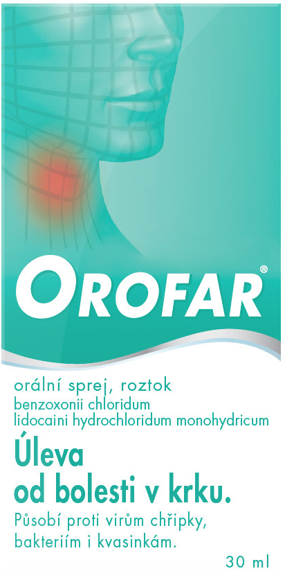 OROFAR ORM 2MG/ML+1,5MG/ML ORM SPR SOL 1X30ML