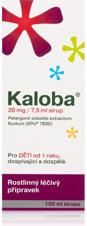 KALOBA 20 MG/7,5 ML SIRUP POR SIR 100ML