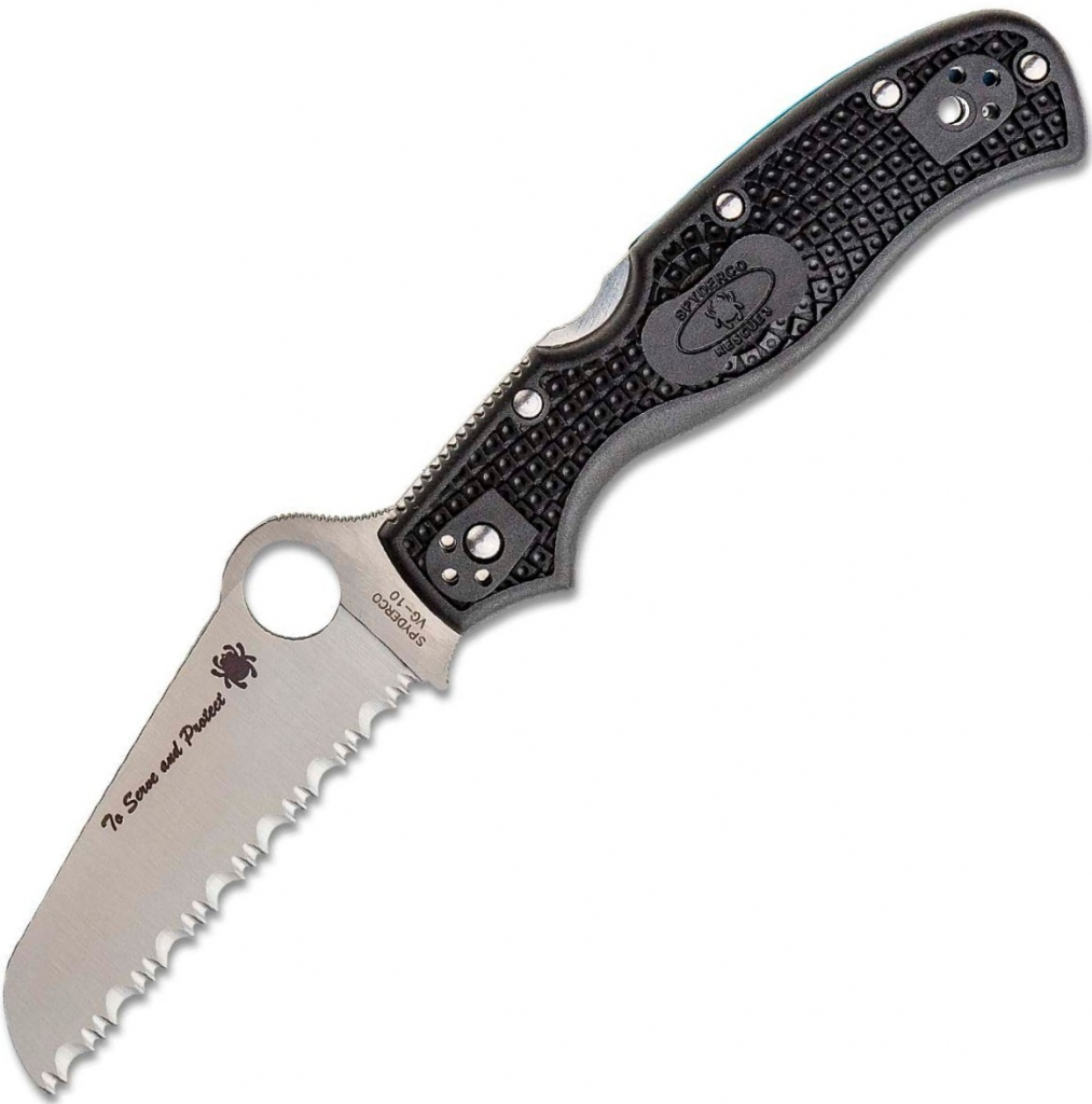 Spyderco Rescue 3 Lightweight Thin Line C14FSBKBL3