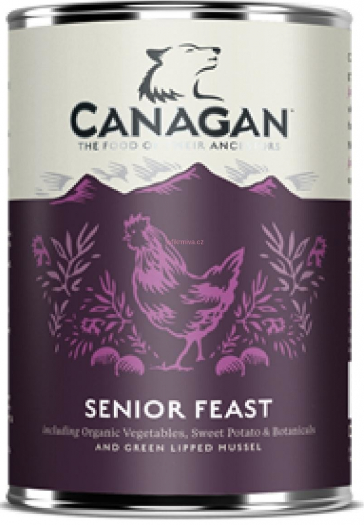 Canagan senior s kloubní výživou 6 x 400 g