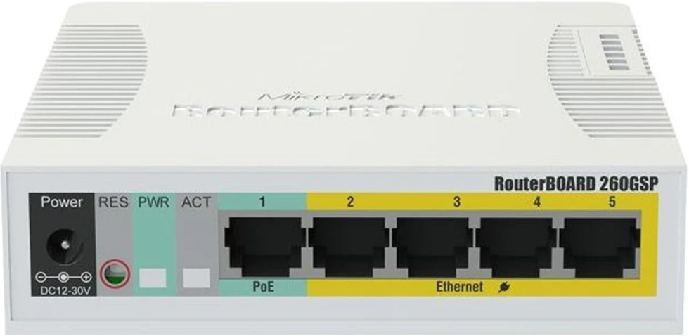 MikroTik RB260GSP/CSS106-1G-4P-1S