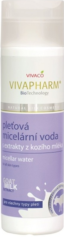 Vivaco Vivapharm Micelární voda s kozím mlékem 200 ml