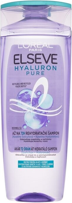 L\'Oréal Paris Elseve Hyaluron Pure šampon pro vlasy s mastnými kořínky a suchými konečky woman 250 ml