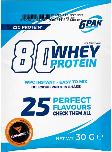 6Pak Nutrition Whey Protein 80 30 g