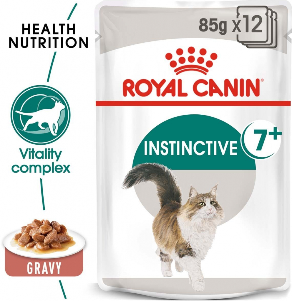 Royal Canin INSTINCTIVE 7+ v omáčce pro starší kočky 48 x 85 g