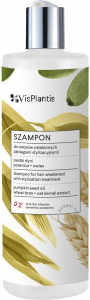 Vis Plantis Herbal Vital Care Pumpkin Seed Oil šampon pro oslabené a poškozené vlasy 400 ml