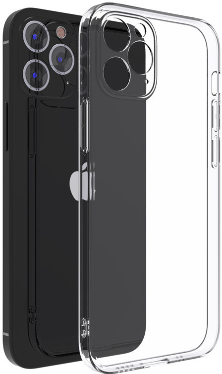 Pouzdro MaxGear Průhledný silikonový iPhone 12 Pro Max