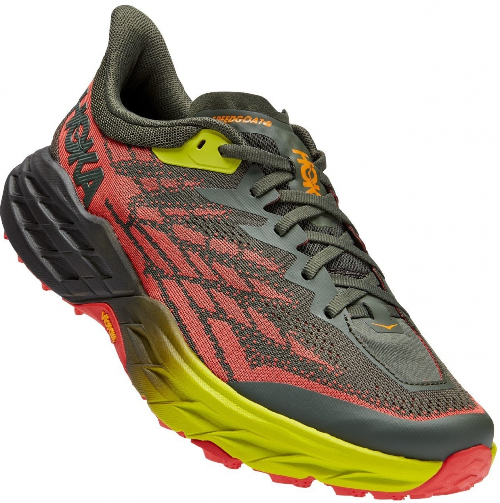 Hoka One One Speedgoat 5 thyme/fiesta