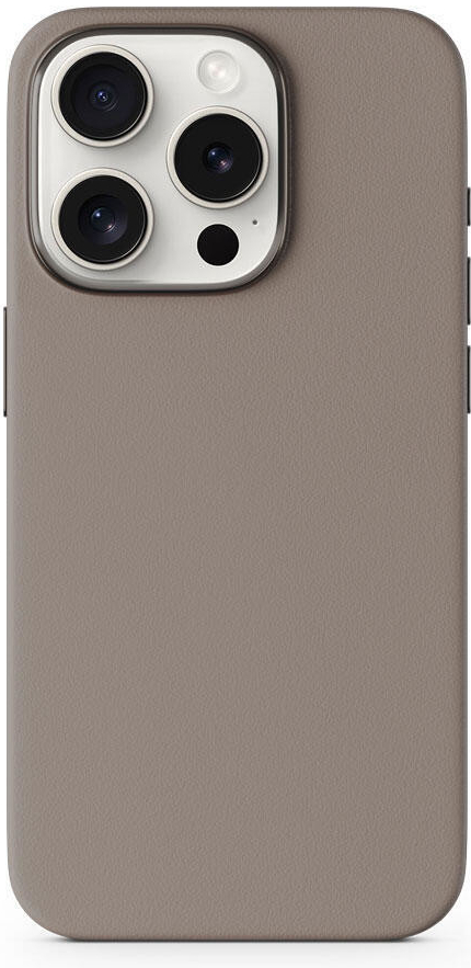 Epico Mag+ Leather Case iPhone 15 Pro Max Clay
