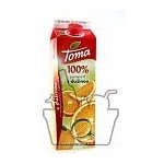 Toma džus pomerančový s dužinou 100% 12x1 l
