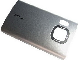Kryt Nokia 6700 Slide zadní stříbrný