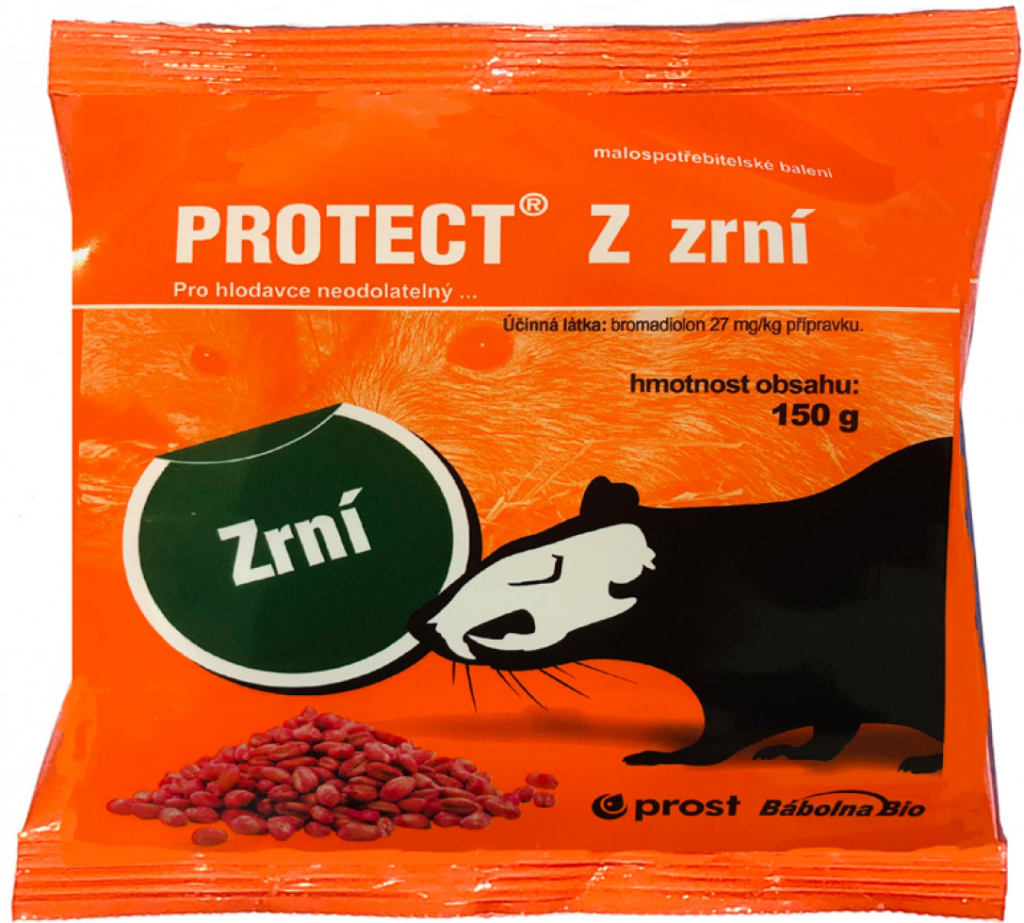 Prost Protect Z Zrní rodenticidní přípravek k hubení hlodavců 150 g