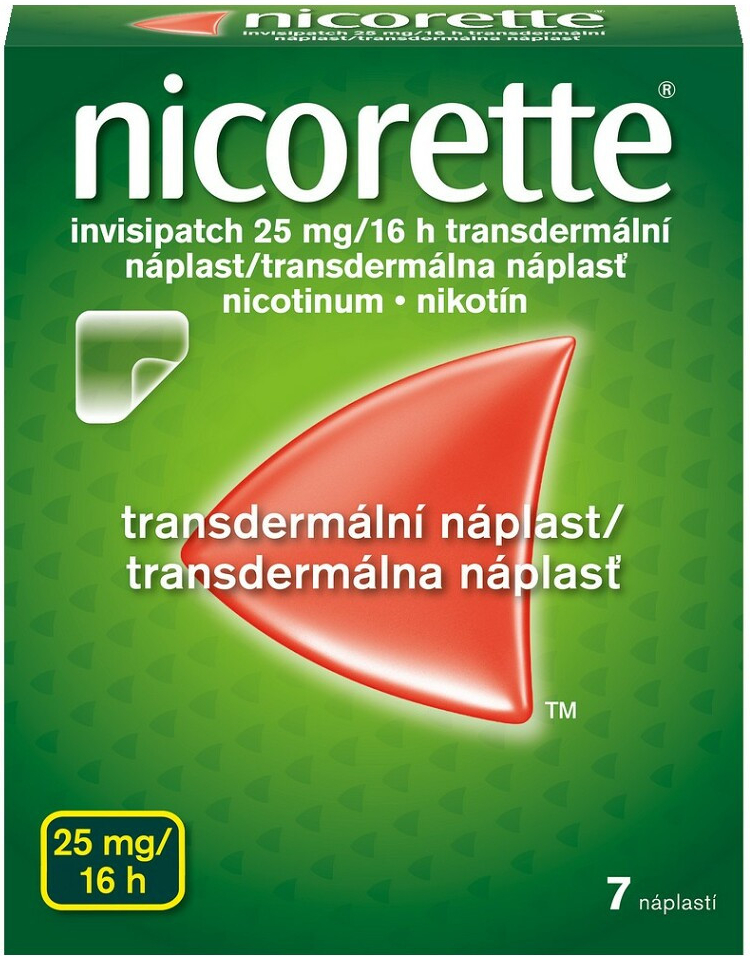 NICORETTE INVISIPATCH TDR 25MG/16H TDR EMP 7 I