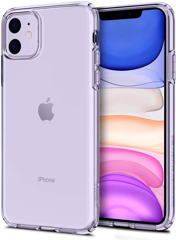 Pouzdro Spigen Liquid Crystal Apple iPhone 11 čiré