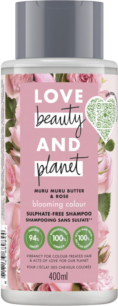 Love Beauty & Planet Murumurské máslo a Růže šampon 400 ml