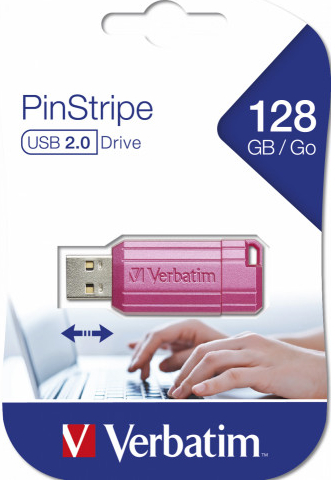 Verbatim Store \'n\' Go PinStripe 128GB 49460