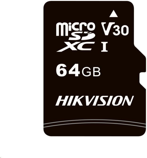 HIKVISION MicroSDXC 64 GB HS-TF-C1STD/64G/Adapter