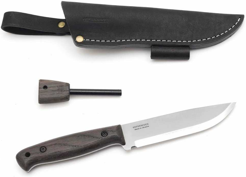 BPS Knives Adventurer Nighthawk SSHF knife + Firesteel