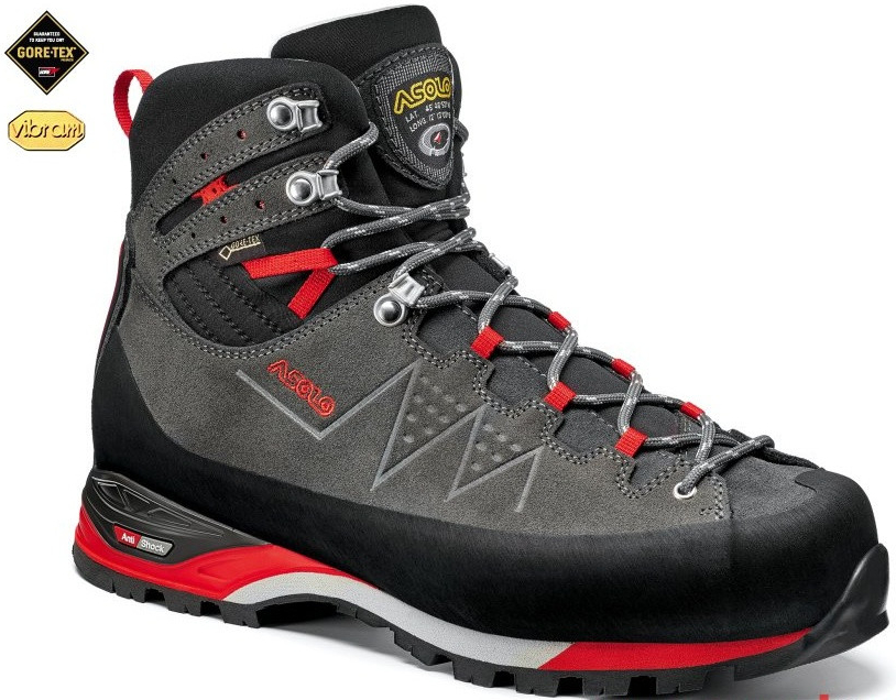 Asolo Traverse GV MM graphite red A619