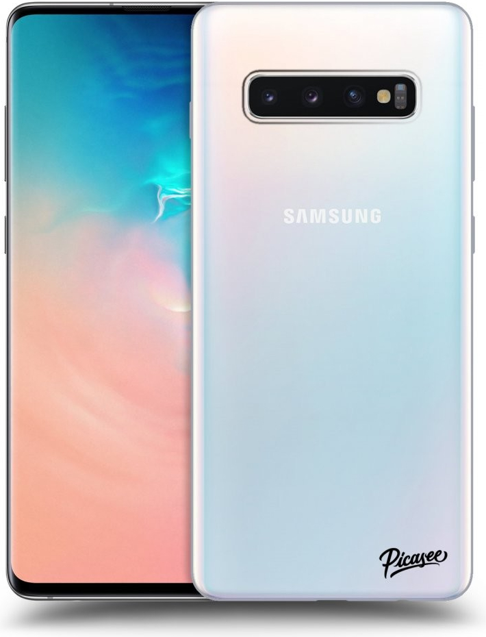Pouzdro Picasee silikonové Samsung Galaxy S10 Plus G975 čiré