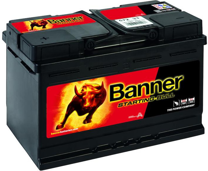 Banner Starting Bull 12V 72Ah 640A 572 33