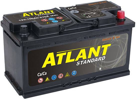 Atlant 12V 100Ah 830A ATL100-S