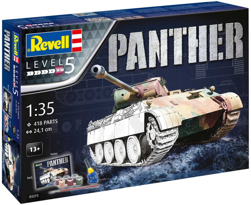 Revell Panther Ausf. D Gift Set 03273 1:35