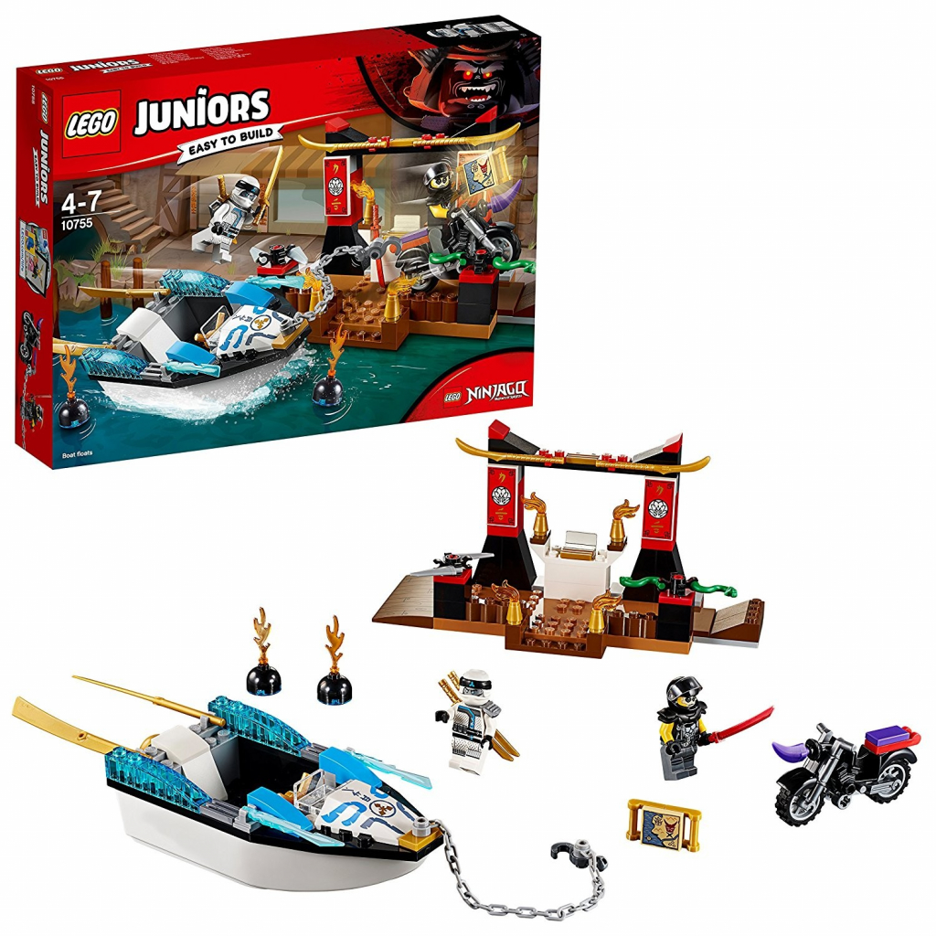 LEGO® Juniors 10755 Pronásledování v Zaneově nindža člunu