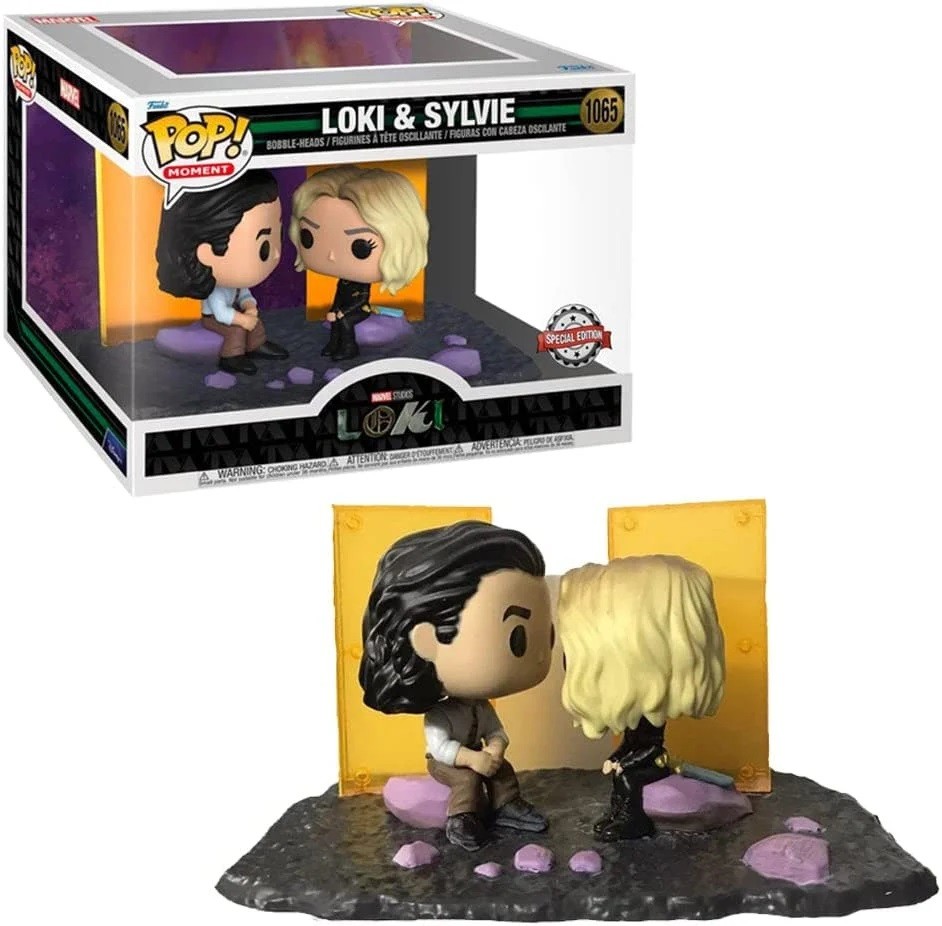 Funko Pop! Moment Marvel Loki and Sylvie