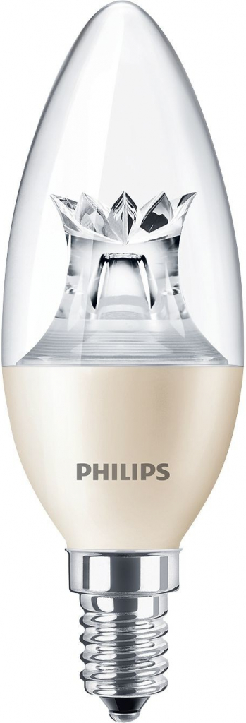 Philips LED B40 CL E14 8 60W teplá bílá 2700K stmívatelná