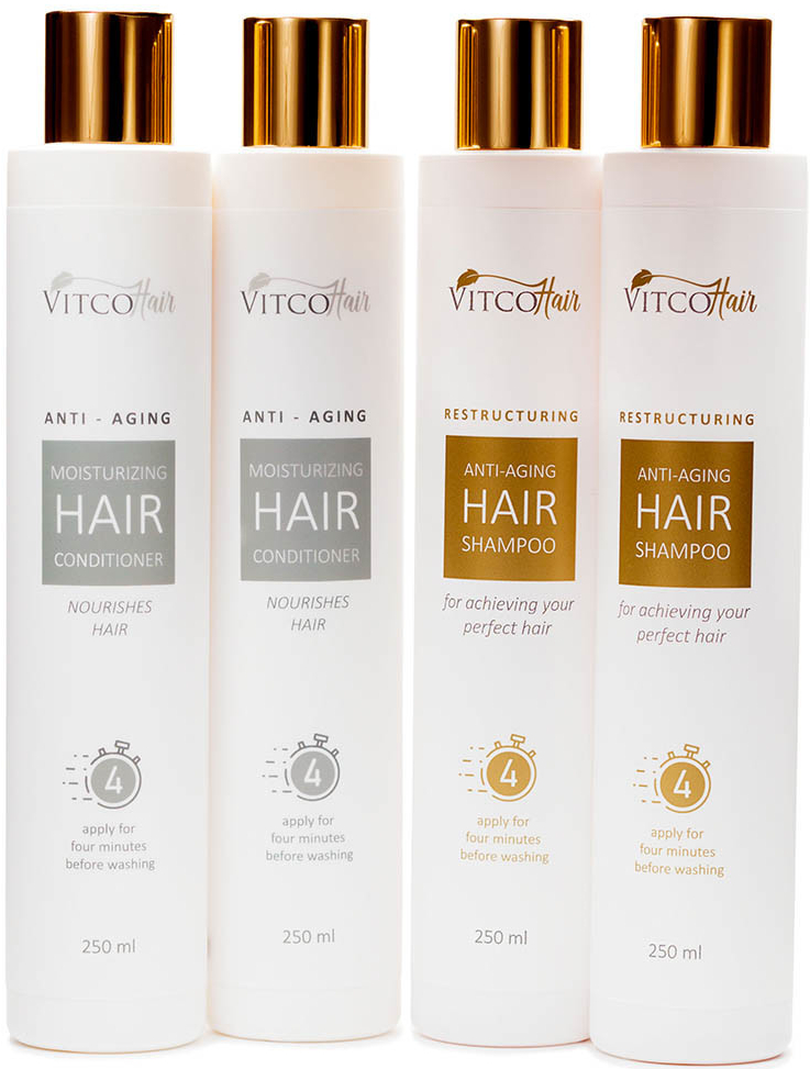 VitcoHair Conditioner 500 ml + VitcoHair Shampoo 500 ml dárková sada